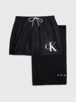 Calvin Klein Boîte Cadeau Short De Bain Et Serviette