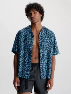 Calvin Klein Chemise De Plage - CK Monogram