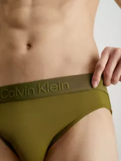 Calvin Klein Slip De Bain Avec Ceinture à Logo - Core Tonal -Pas Cher Calvin Klein Magasin KM0KM00863 LR2 alternate3