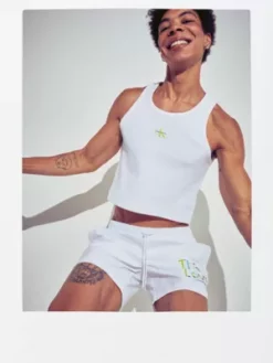 Calvin Klein Short De Bain Mi-long Avec Cordon De Serrage - Pride 13 Calvin Klein Short De Bain Mi-long Avec Cordon De Serrage - Pride -Pas Cher Calvin Klein Magasin KM0KM00893 YCD alternate5