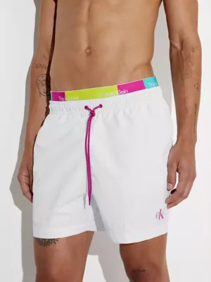 Calvin Klein Short De Bain Court Avec Double Ceinture - Pride 4 Calvin Klein Short De Bain Court Avec Double Ceinture - Pride – Image 2