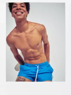 Calvin Klein Short De Bain Court Avec Cordon De Serrage - Pride -Pas Cher Calvin Klein Magasin KM0KM00897 CZS alternate5