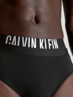 Calvin Klein Slip De Bain Avec Double Ceinture - Intense Power 10 Calvin Klein Slip De Bain Avec Double Ceinture - Intense Power -Pas Cher Calvin Klein Magasin KM0KM00900 BEH alternate3