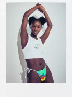 Calvin Klein Débardeur Court Unisexe - Pride -Pas Cher Calvin Klein Magasin KU0KU00115 YCD alternate8