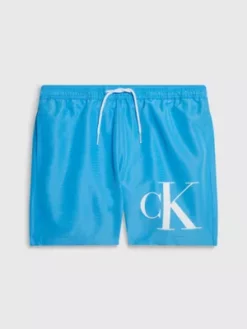 Calvin Klein Short De Bain Pour Garçon - CK Monogram