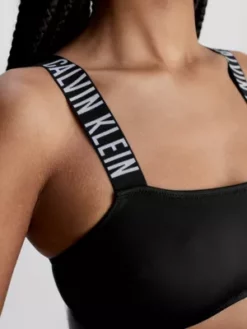 Calvin Klein Haut De Bikini Bandeau - Intense Power -Pas Cher Calvin Klein Magasin KW0KW01825 BEH alternate3