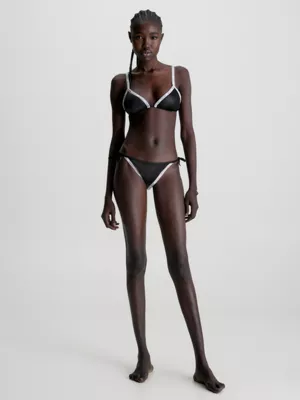 Calvin Klein Haut De Bikini Triangle - Logo Tape 7 Calvin Klein Haut De Bikini Triangle - Logo Tape â Image 5