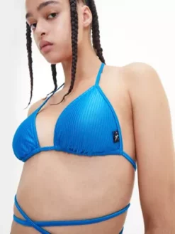 Calvin Klein Haut De Maillot De Bain Triangle - CK One 9 Calvin Klein Haut De Maillot De Bain Triangle - CK One -Pas Cher Calvin Klein Magasin KW0KW01947 C22 alternate3