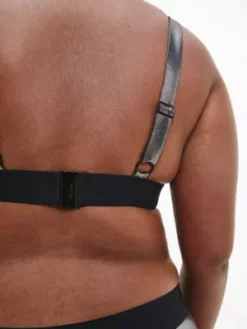 Calvin Klein Haut De Bikini Triangle Grande Taille - Core Festive -Pas Cher Calvin Klein Magasin KW0KW01960 BEH alternate3