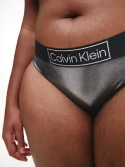 Calvin Klein Bas De Bikini Grande Taille - Core Festive 9 Calvin Klein Bas De Bikini Grande Taille - Core Festive -Pas Cher Calvin Klein Magasin KW0KW01961 BEH alternate3