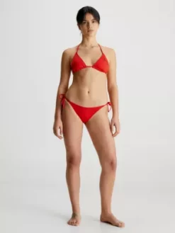 Calvin Klein Haut De Bikini Triangle - CK Monogram -Pas Cher Calvin Klein Magasin KW0KW01970 XNE alternate4