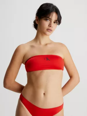 Calvin Klein Haut De Bikini Bandeau - CK Monogram 4 Calvin Klein Haut De Bikini Bandeau - CK Monogram â Image 2
