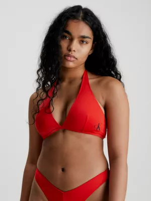 Calvin Klein Haut De Bikini Dos-nu - CK Monogram 4 Calvin Klein Haut De Bikini Dos-nu - CK Monogram – Image 2