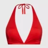 Calvin Klein Haut De Bikini Dos-nu - CK Monogram -Pas Cher Calvin Klein Magasin KW0KW01973 XNE main