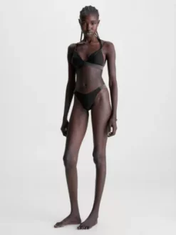 Calvin Klein Bas De Bikini Brésilien - Core Tonal -Pas Cher Calvin Klein Magasin KW0KW02034 BEH alternate4