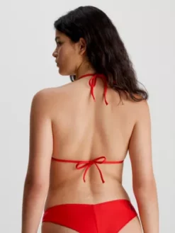 Calvin Klein Haut De Bikini Micro-triangle - CK Monogram -Pas Cher Calvin Klein Magasin KW0KW02054 XNE alternate2