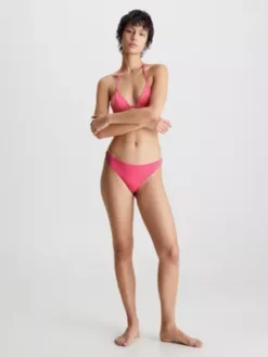 Calvin Klein Bas De Bikini String - CK Monogram -Pas Cher Calvin Klein Magasin KW0KW02064 XI1 alternate4