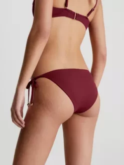 Calvin Klein Bas De Bikini à Nouer - Core Solids -Pas Cher Calvin Klein Magasin KW0KW02069 XN0 alternate2