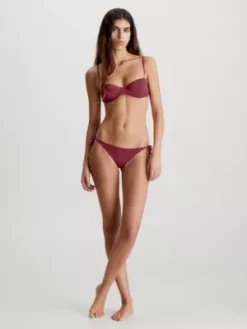 Calvin Klein Bas De Bikini à Nouer - Core Solids -Pas Cher Calvin Klein Magasin KW0KW02069 XN0 alternate4