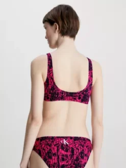 Calvin Klein Haut De Bikini Brassière - CK Monogram 9 Calvin Klein Haut De Bikini Brassière - CK Monogram -Pas Cher Calvin Klein Magasin KW0KW02080 0JW alternate2