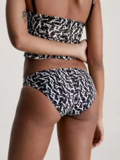 Calvin Klein Bas De Bikini - CK Monogram -Pas Cher Calvin Klein Magasin KW0KW02083 0GL alternate2