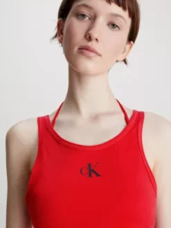 Calvin Klein Débardeur De Plage Court - CK Monogram 9 Calvin Klein Débardeur De Plage Court - CK Monogram -Pas Cher Calvin Klein Magasin KW0KW02092 XNE alternate2