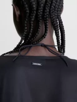 Calvin Klein Cafetan De Plage Long -Pas Cher Calvin Klein Magasin KW0KW02097 BEH alternate2