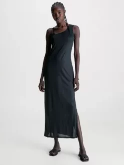 Calvin Klein Robe De Plage Asymétrique Longue