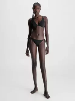 Calvin Klein Bas De Bikini à Nouer - Core Archive -Pas Cher Calvin Klein Magasin KW0KW02102 BEH alternate4