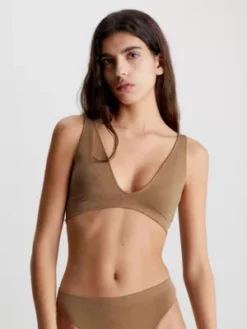 Calvin Klein Haut De Bikini Brassière - Seamless 8 Calvin Klein Haut De Bikini Brassière - Seamless -Pas Cher Calvin Klein Magasin KW0KW02106 RBE alternate1