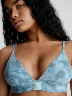 Calvin Klein Haut De Bikini Triangle - CK Authentic -Pas Cher Calvin Klein Magasin KW0KW02121 0GY alternate3