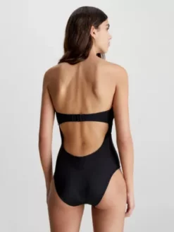 Calvin Klein Maillot De Bain Dos Nu - Structured -Pas Cher Calvin Klein Magasin KW0KW02142 BEH alternate2