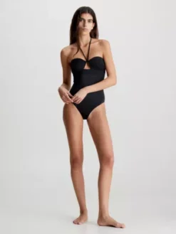 Calvin Klein Maillot De Bain Dos Nu - Structured -Pas Cher Calvin Klein Magasin KW0KW02142 BEH alternate4