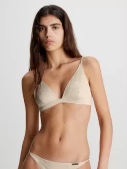 Calvin Klein Haut De Bikini Triangle - Structured -Pas Cher Calvin Klein Magasin KW0KW02143 ACE alternate1