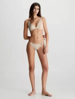 Calvin Klein Haut De Bikini Triangle - Structured -Pas Cher Calvin Klein Magasin KW0KW02143 ACE alternate4