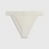 Calvin Klein Bas De Bikini échancré - CK Monogram Rib 1 Calvin Klein Bas De Bikini échancré - CK Monogram Rib -Pas Cher Calvin Klein Magasin KW0KW02149 PGA main