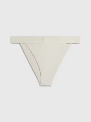 Calvin Klein Bas De Bikini échancré - CK Monogram Rib 3 Calvin Klein Bas De Bikini échancré - CK Monogram Rib