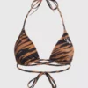 Calvin Klein Haut De Bikini Triangle - CK Print -Pas Cher Calvin Klein Magasin KW0KW02154 0HD main