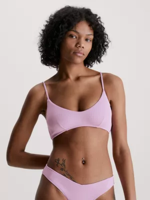 Calvin Klein Haut De Bikini Brassière - CK Texture 4 Calvin Klein Haut De Bikini Brassière - CK Texture – Image 2