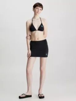 Calvin Klein Jupe De Plage - CK Monogram 10 Calvin Klein Jupe De Plage - CK Monogram -Pas Cher Calvin Klein Magasin KW0KW02193 BEH alternate3