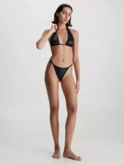 Calvin Klein Bas De Bikini Brésilien - Neo Archive -Pas Cher Calvin Klein Magasin KW0KW02202 BEH alternate4