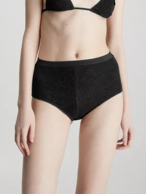 Calvin Klein Bas De Bikini Taille Basse - CK Texture 4 Calvin Klein Bas De Bikini Taille Basse - CK Texture – Image 2