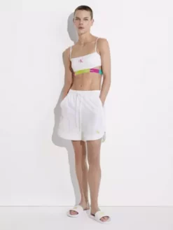 Calvin Klein Haut De Bikini Brassière - Pride -Pas Cher Calvin Klein Magasin KW0KW02216 YCD alternate4