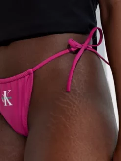 Calvin Klein Bas De Bikini à Nouer - Pride 11 Calvin Klein Bas De Bikini à Nouer - Pride -Pas Cher Calvin Klein Magasin KW0KW02217 VUZ alternate3