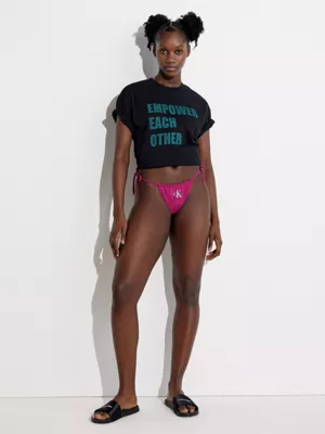 Calvin Klein Bas De Bikini à Nouer - Pride 7 Calvin Klein Bas De Bikini à Nouer - Pride – Image 5