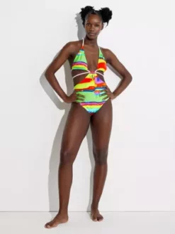 Calvin Klein Maillot De Bain Ajouré - Pride 12 Calvin Klein Maillot De Bain Ajouré - Pride -Pas Cher Calvin Klein Magasin KW0KW02220 0K4 alternate4