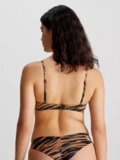 Calvin Klein Haut De Bikini Balconnet - CK Print -Pas Cher Calvin Klein Magasin KW0KW02221 0HD alternate2