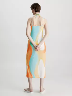 Calvin Klein Robe De Plage Imprimée En Maille - CK Monogram 4 Calvin Klein Robe De Plage Imprimée En Maille - CK Monogram – Image 2