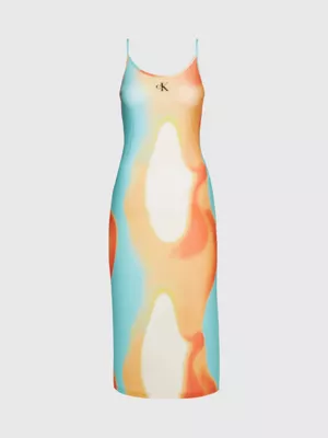 Calvin Klein Robe De Plage Imprimée En Maille - CK Monogram 7 Calvin Klein Robe De Plage Imprimée En Maille - CK Monogram – Image 5