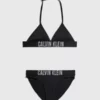 Calvin Klein Ensemble Bikini Triangle Pour Fille - Intense Power -Pas Cher Calvin Klein Magasin KY0KY00026 BEH main